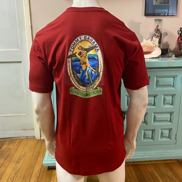 Tommy Bahama Mermaid Tale Ale Graphic TSHIRT - Picture 2 of 7